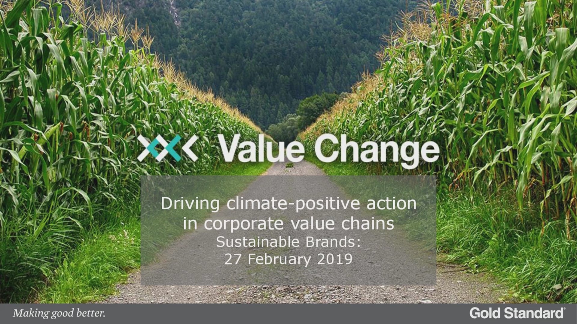 Gold Standard, Value Change: How To Drive Climate-Positive Action Through the Value Chain