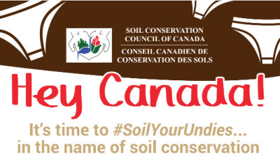 New Campaign Encourages Canadians to 'Soil Their Undies' for Soil Conservation