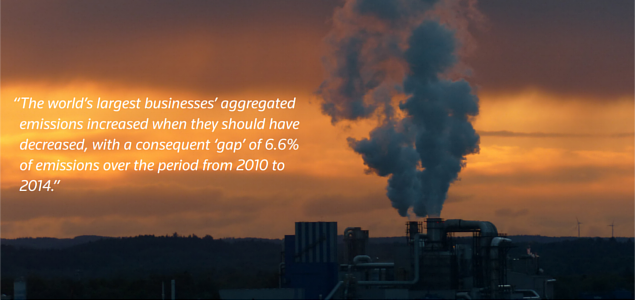 Global 500 Decoupling Emissions, Revenue Growth; Data Offers Hope for COP21 Targets