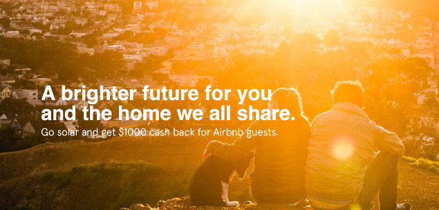 Airbnb, SolarCity Partner to Incentivize Members to Switch to Clean Energy