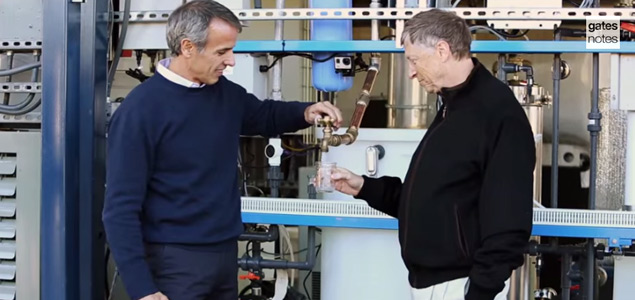 Bill Gates Tastes Proof of Latest Breakthrough Concept in Wastewater Treatment