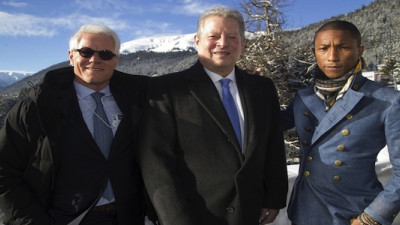 Al Gore, Pharrell Williams Talk Climate Change at WEF Annual Meeting