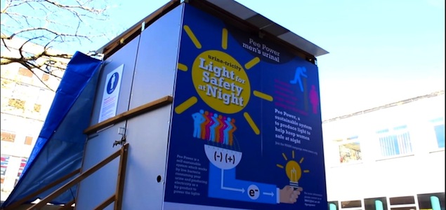 Pee-Powered Toilet Could Help Light Refugee Camps