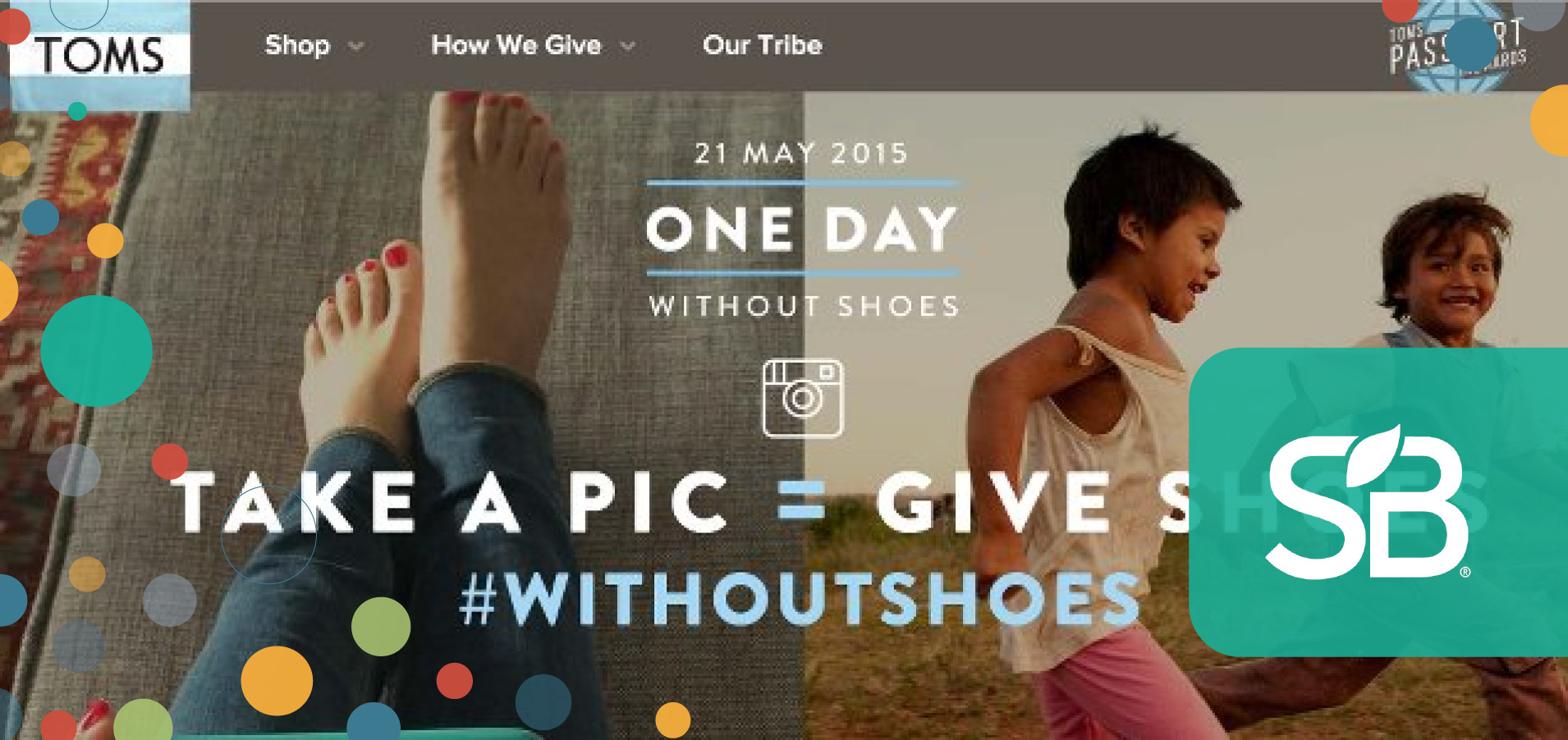 This year, TOMS' One Day Without Shoes Campaign Allows You to Donate ...