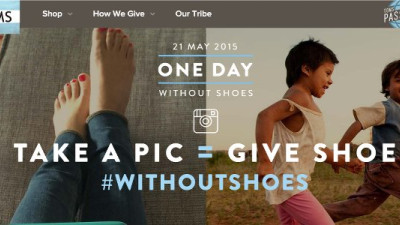 This year, TOMS' One Day Without Shoes Campaign Allows You to Donate Shoes for Free