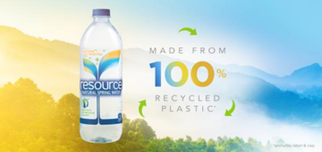 Nestlé Waters’ resource® Now Comes in 100% Recycled Bottles