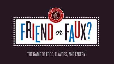 Chipotle Continues Effort to Educate Consumers on What's in Their Food with 'Friend or Faux'