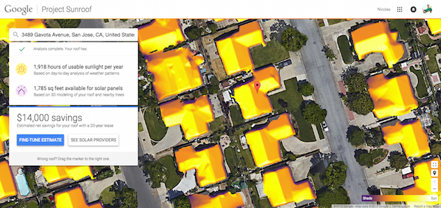 Google’s ‘Project Sunroof’ Calculates the Cost of Solar