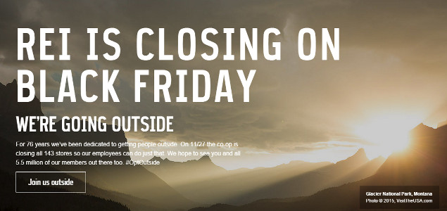 Attention, Shoppers: REI Is Paying Its Employees to Take Black Friday, Thanksgiving Off