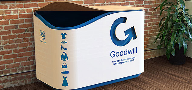 Goodwill's New goBINs Allow People to Donate Goods Without Leaving Home