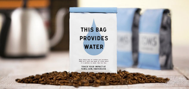 TOMS' New Roasting Company Providing 'Coffee for You, Water for All' 