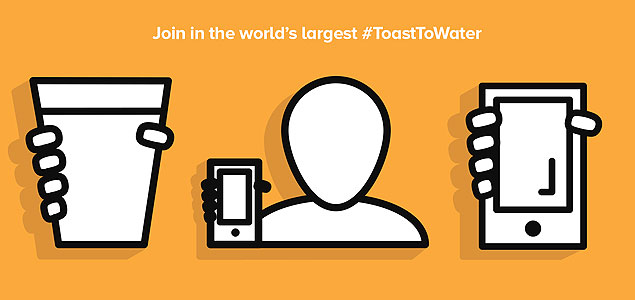 #ToastToWater: Raising a Glass to Raise Awareness of Global Water Challenges