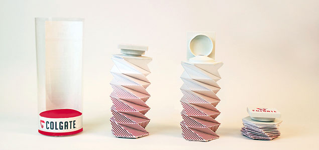 Student Proposes Re-Designed, Origami-Inspired Toothpaste Tube