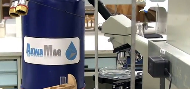 Startup Using Magnets for Salt-Free Solution to Softening Water