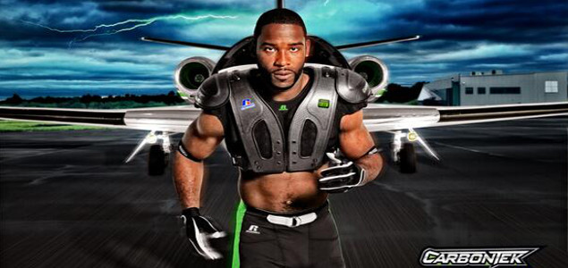 Russell Athletic Using Boeing's Dreamliner Carbon Fiber in New CarbonTek Football Shoulder Pads