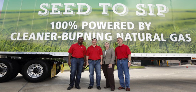 Anheuser-Busch's New CNG-Powered Truck Fleet Will Save 2,000 Tons of CO2 Per Year