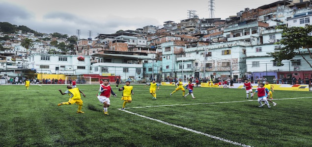 Shell Unveils First Soccer Field Powered by Players' Footsteps