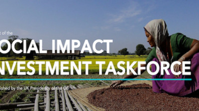 G8 Taskforce Issues 8 Recommemdations to Catalyze Global Impact Investment 