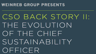 Report: Chief Sustainability Officers Expanding from Tactical Executors to Strategic Lynchpins