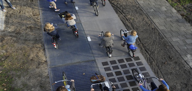 World's First Solar Road Opens in The Netherlands