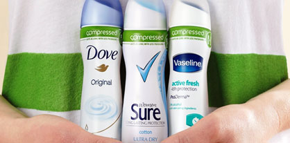 Unilever Redesigns Aerosol Deodorants For Smaller Environmental Impact