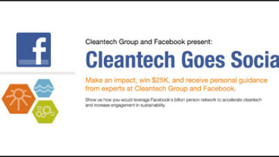 Facebook, Cleantech Group Launch Contest To Accelerate Environmental Solutions