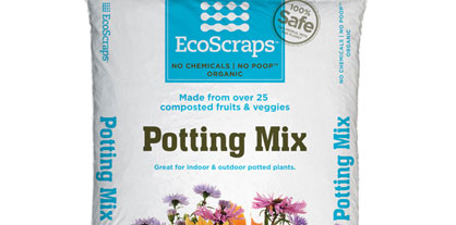 EcoScraps Potting Soil, Made from Grocers' Produce Waste, Now Available Nationwide Through Target