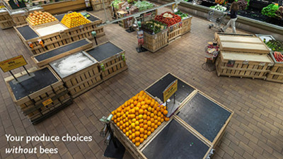 Rhode Island Whole Foods' Produce Display Urges Consumers to Help Preserve Pivotal Pollinators