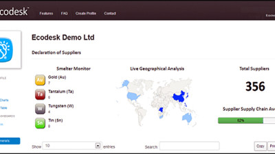 Ecodesk Launches Monitor to Help Businesses Track Conflict Mineral Use