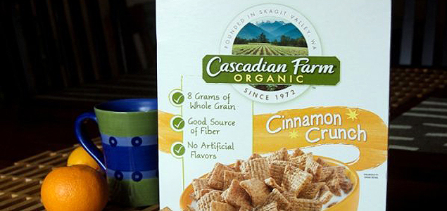 Cascadian Farm Launches First Bio-Based Cereal Box Liner 