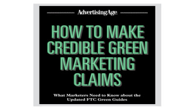 AdAge Releasing New Report on Navigating FTC Green Guides