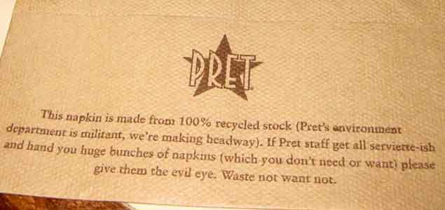 Effective Sustainability Strategies - Case Study #1: Pret a Manger