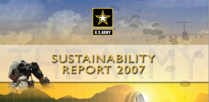 US Army is First to Apply GRI Standards To White House’s Sustainability Decree