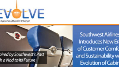Southwest Airlines Touts Environmental Benefits of Redesigned Cabins