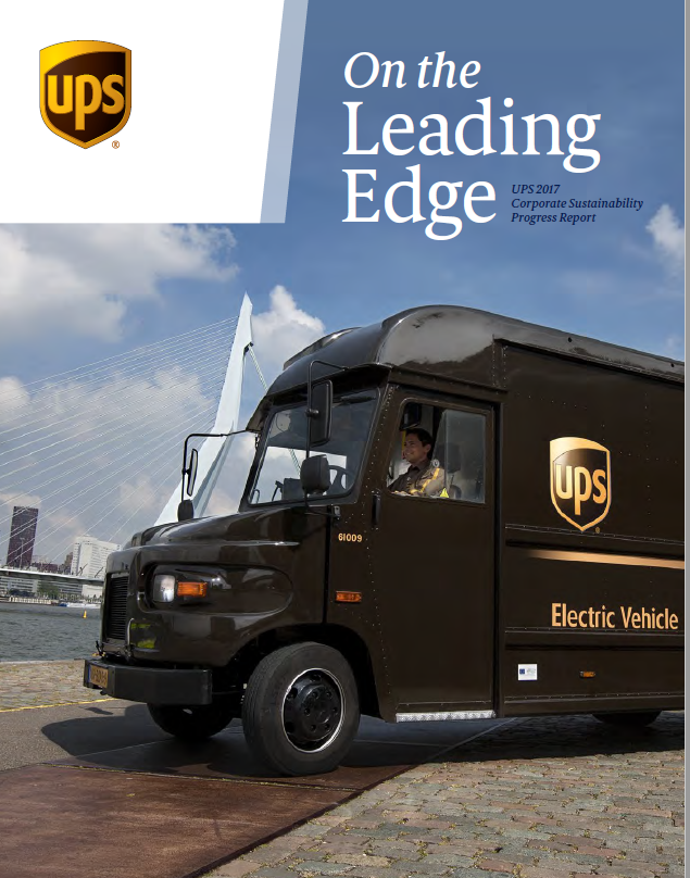 Latest UPS Sustainability Report Shares Stories of Innovation and Progress