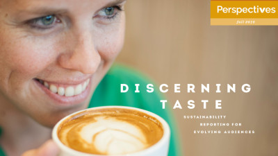 Discerning Taste: Sustainability Reporting for Evolving Audiences