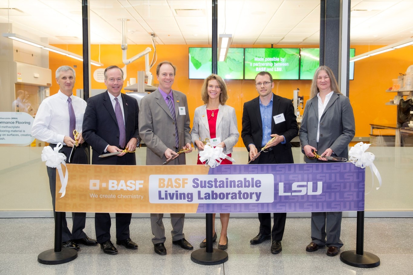 BASF Sustainable Living Laboratory unveiled at newly constructed Patrick F. Taylor Hall on the campus of Louisiana State University