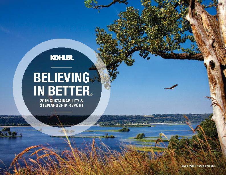 Kohler Releases 2016 Sustainability and Stewardship Report