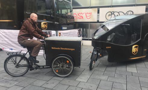 UPS Launches Sustainable Deliveries In Frankfurt