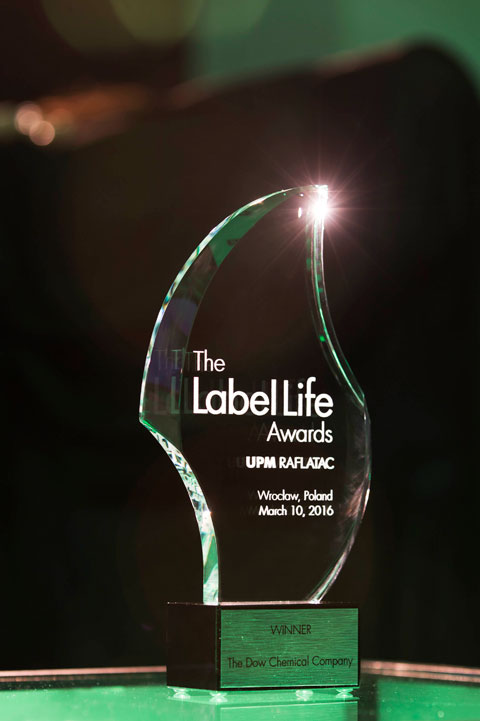 Dow's Sustainability Efforts Recognized with 2016 Label Life Award by UPM Raflatac