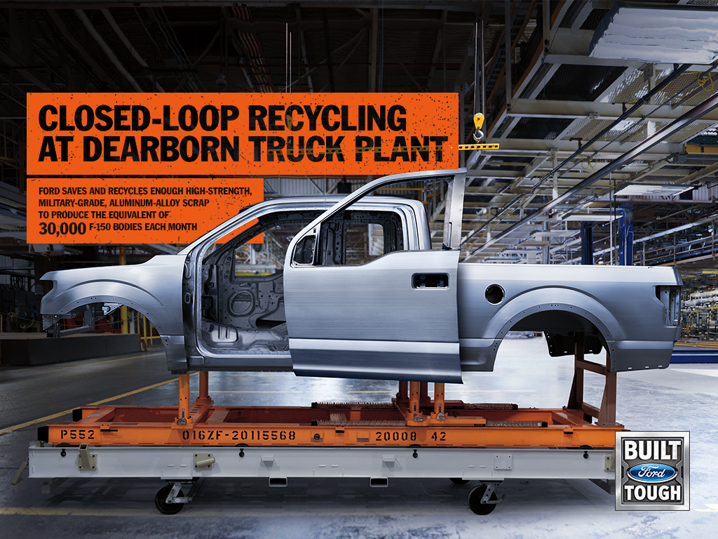 Ford Recycles Enough Aluminum to Build 30,000 F-150 Bodies Every Month