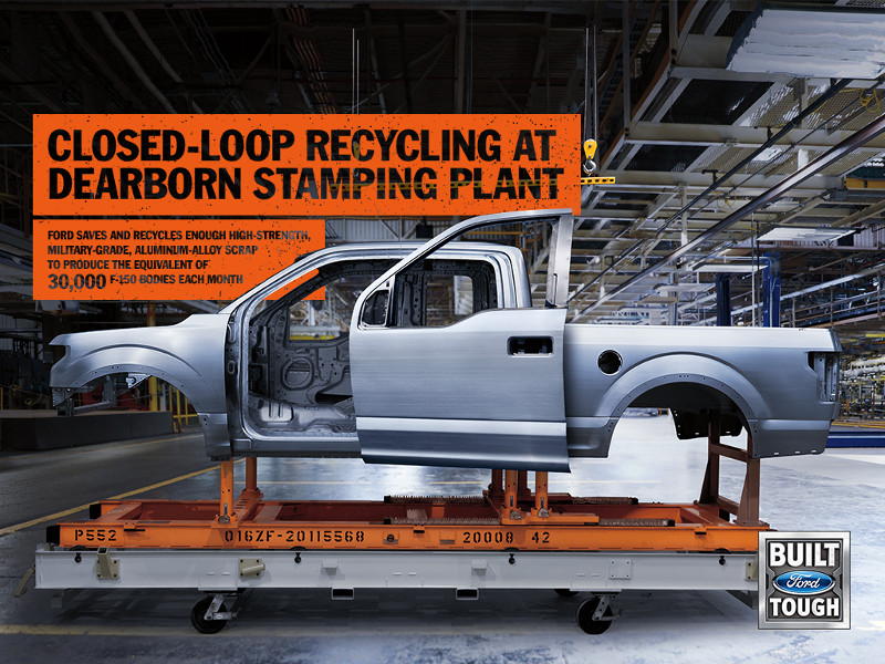 Ford Highlights Sustainability Benefits of Recycling Enough Aluminium to Build 30,000 F-150 Bodies Every Month with Presence at AluSolutions Exhibition