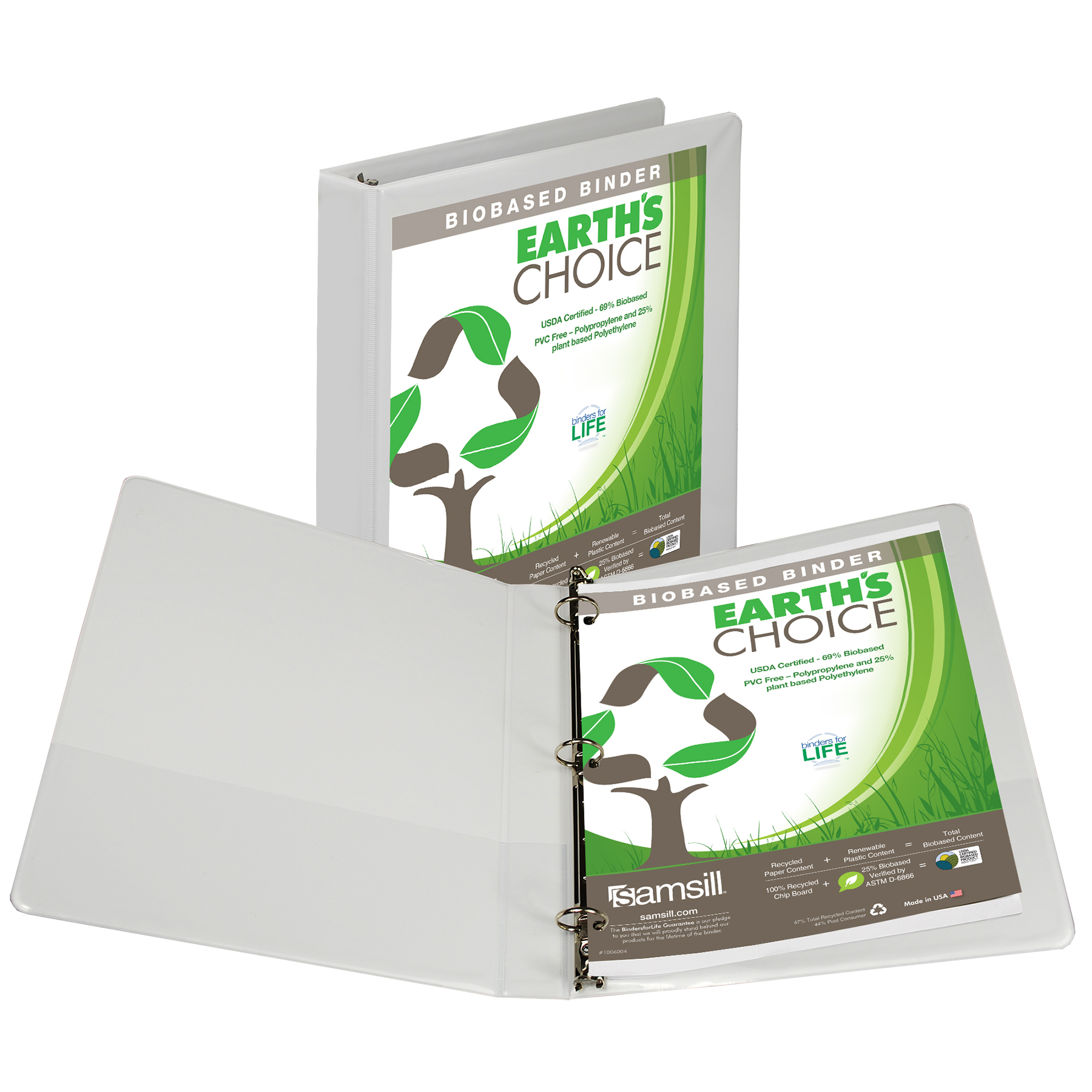 Samsill Produces the World’s First Certified Bio-Based Ring Binder Using Braskem's Green Plastic