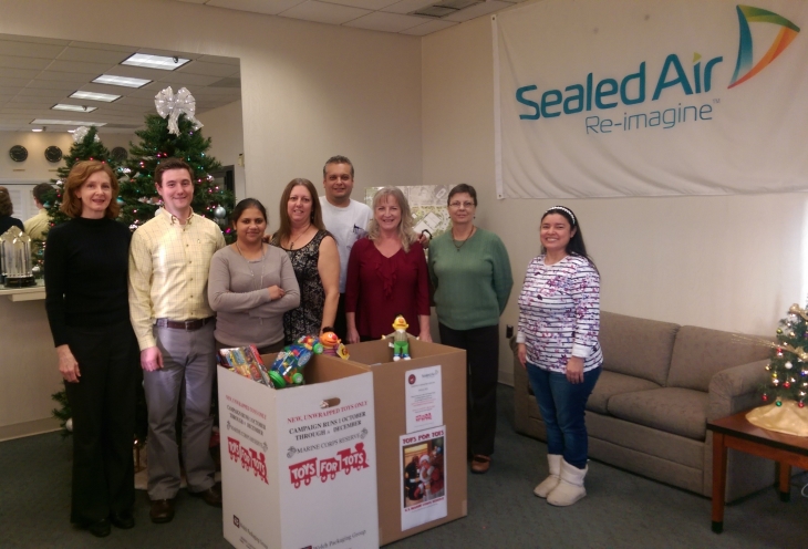 Sealed Air Corporation Donates to Toys for Tots