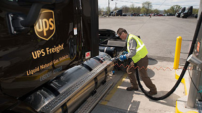 UPS Freight Adds LNG Tractors