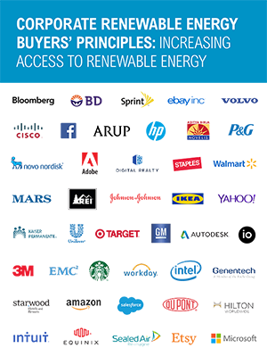 Sealed Air Joins WWF / WRI Renewable Buyers Principles