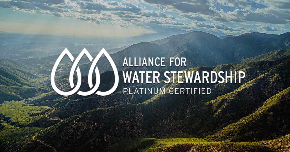 Nestlé Waters Becomes First Food and Beverage Company in the World to Earn Platinum Rating under the Alliance for Water Stewardship Standard