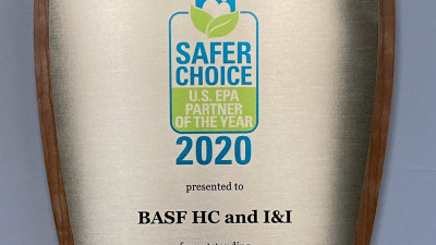 BASF honored with the 2020 Safer Choice Partner of the Year award