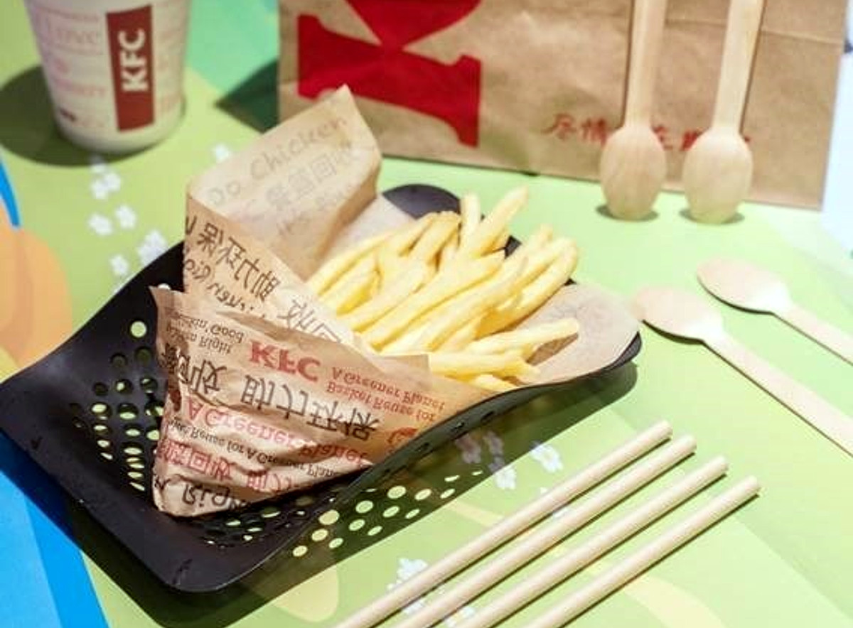 Yum China Cutting Out Non-Degradable Plastics in Restaurants