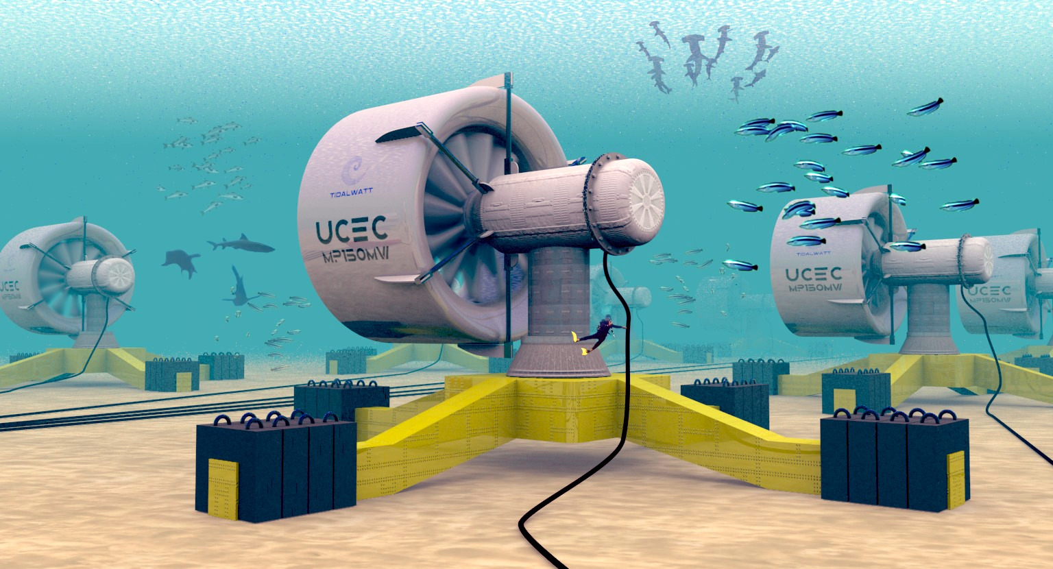 Next-Gen Underwater Turbines Blow Wind Model Out of the Water